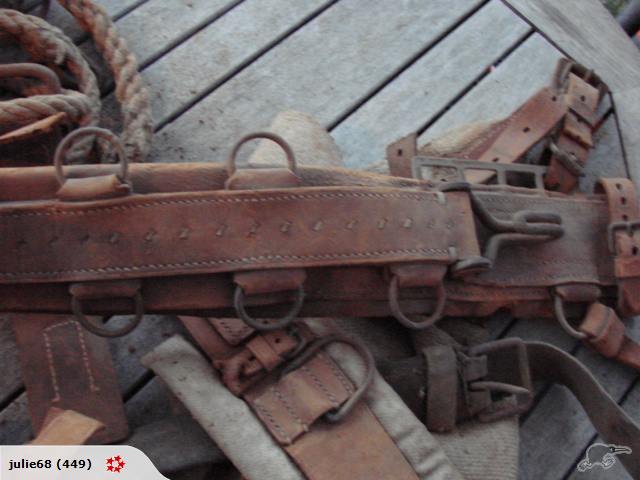 As I was home in the old county uk  devon  and France in 2008 and I have these british and German harness in  my collection