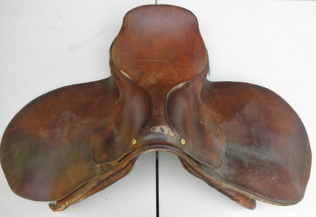 Model 1916 Officers Training Saddle - Top View
