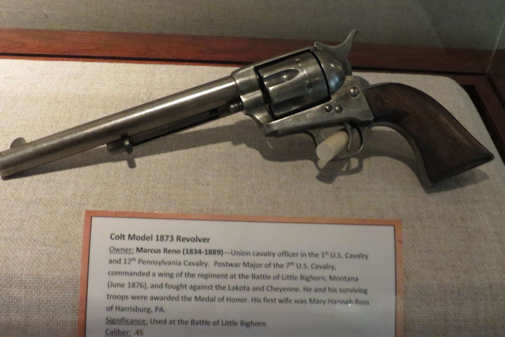 Colt 1873 owned by Marcus Reno at LBH
