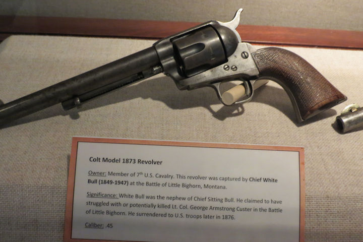 Colt 1873 captured at LBH by Chief White Bull