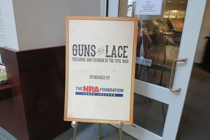 Guns and Lace sign at entrance