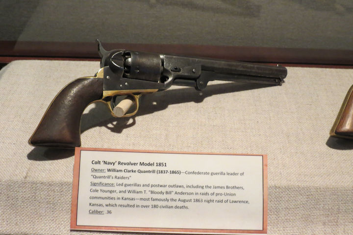 William Quantrill 1851 Colt Navy revolver